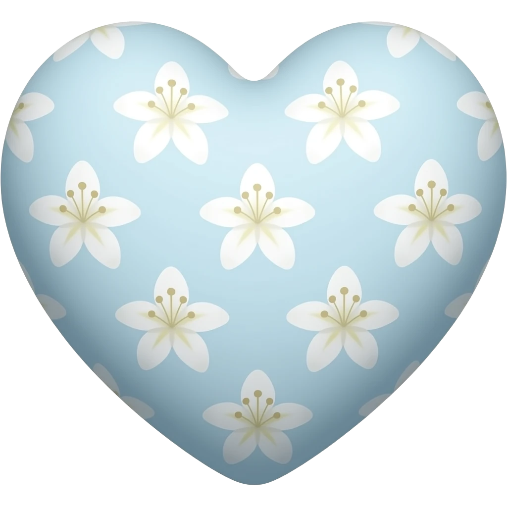 Cute easter  heart emoji