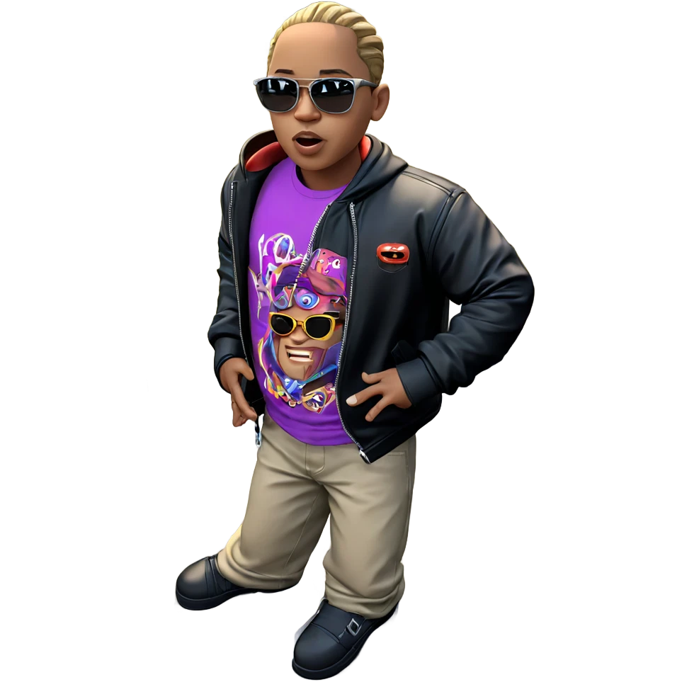 cool dude by the car emoji