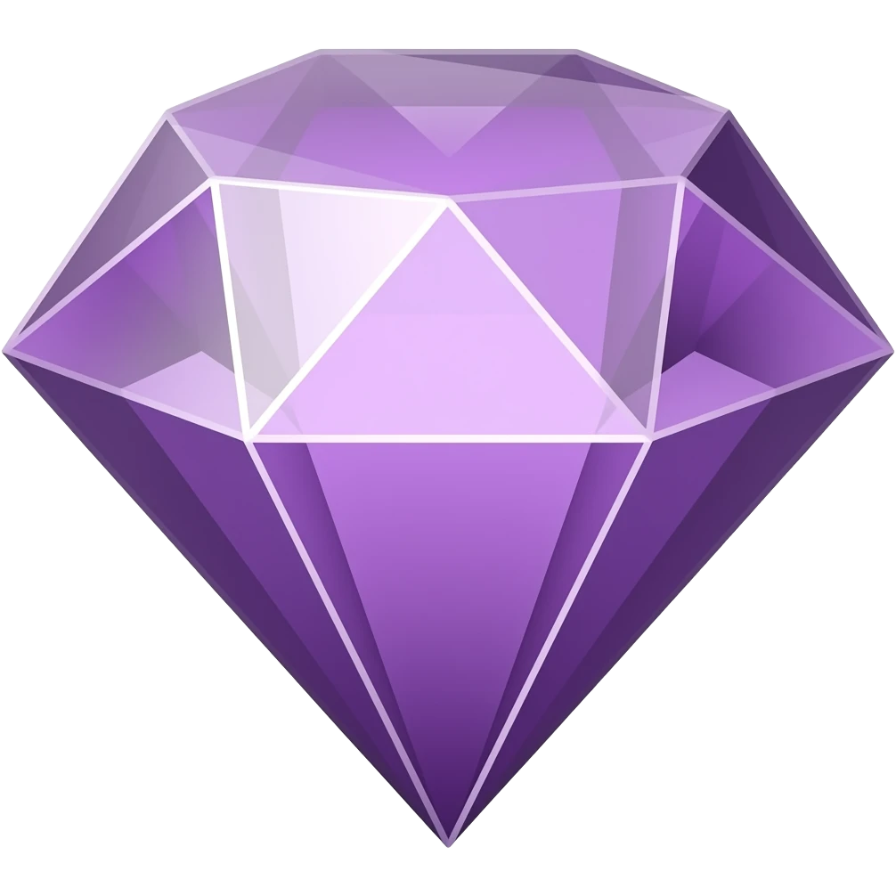 Shining Violet diamant emoji emoji