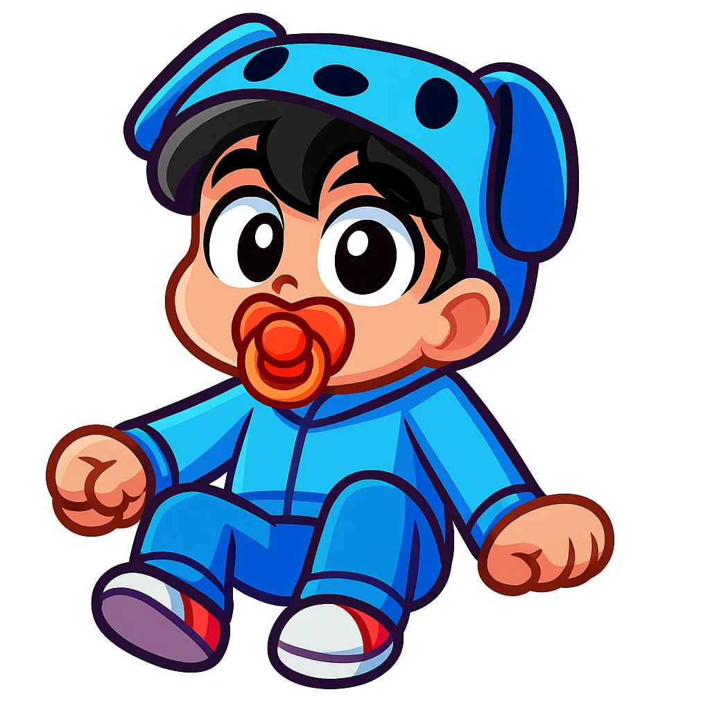 Extract the character from the background, including the clothes and accessories they are wearing, and place on a transparent background. Keep the original style and appearance exactly the same. and separately give me the picture

 emoji