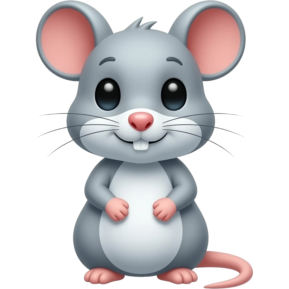 cute cartoon rat emoji