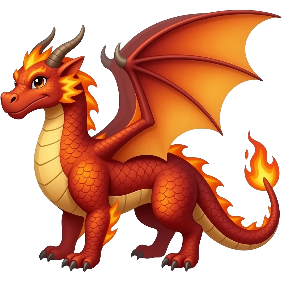 Do fire dragon emoji emoji