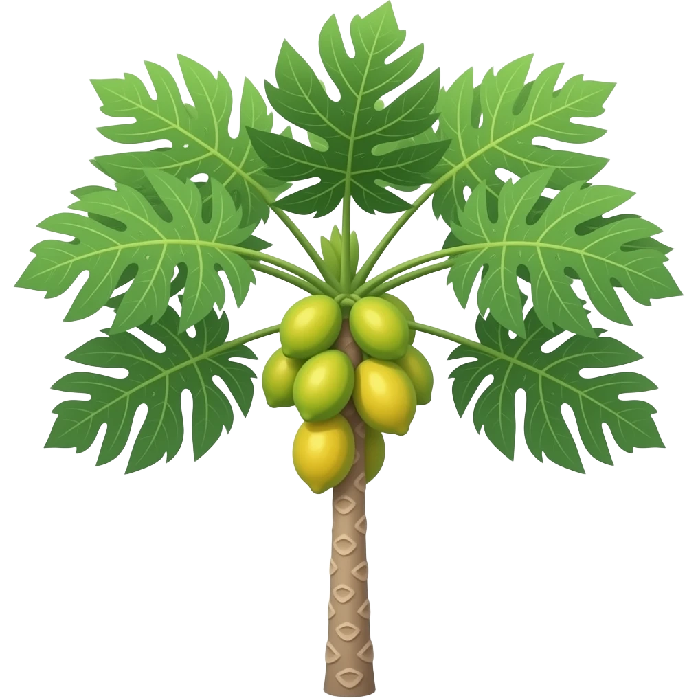 paw paw tree emoji