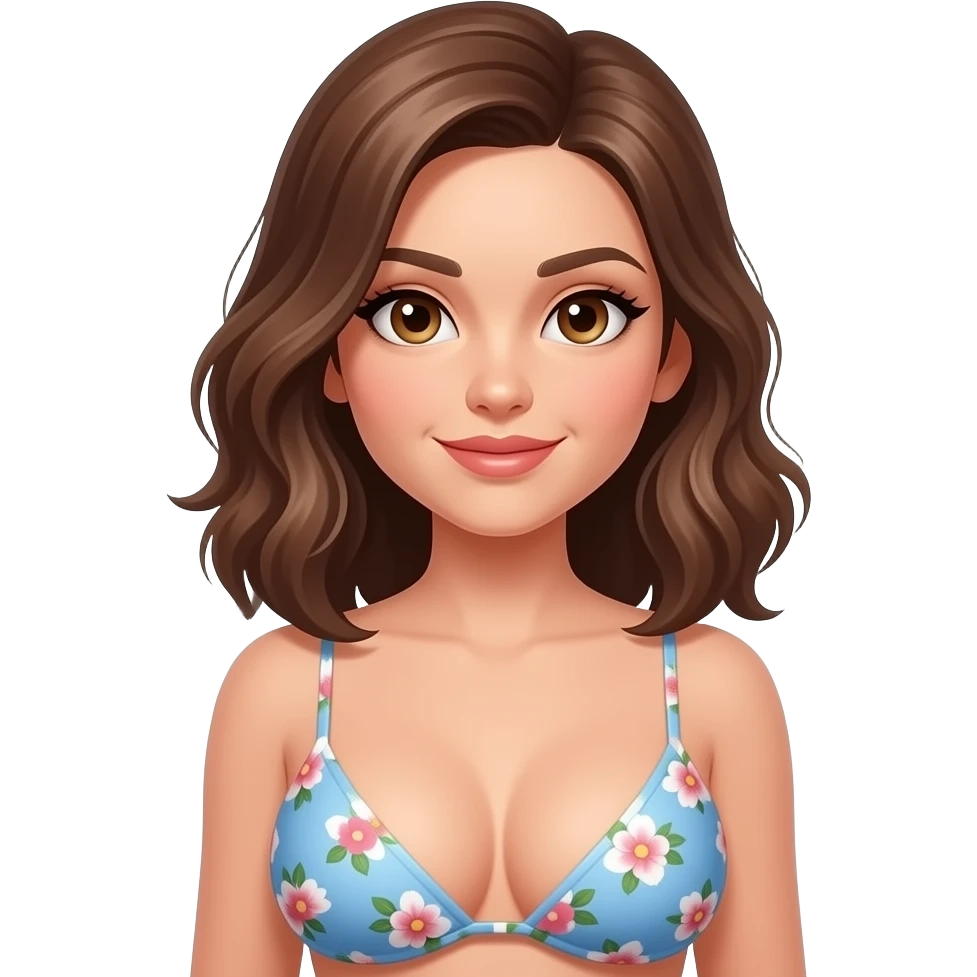 Milena Velba boobs uncencored emoji