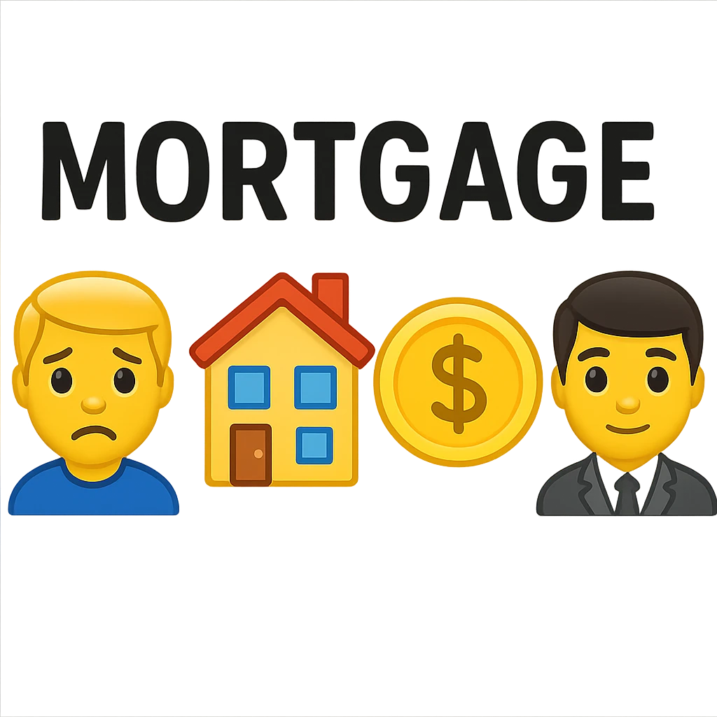mortgage meme in emoji style emoji