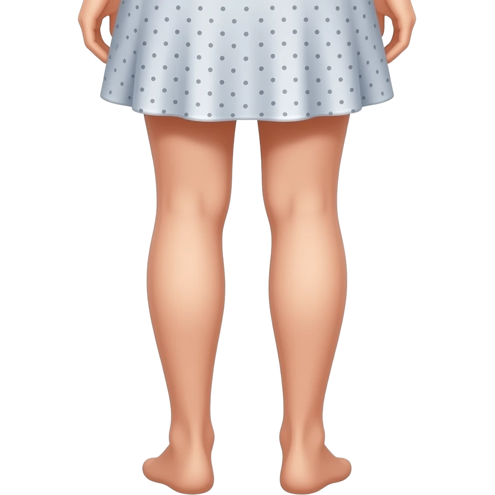 girl legs back emoji