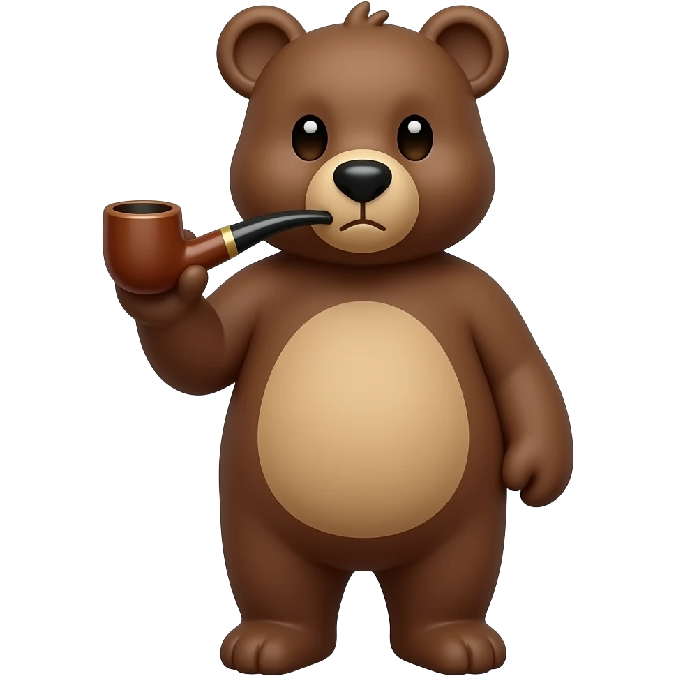 bear pipe emoji