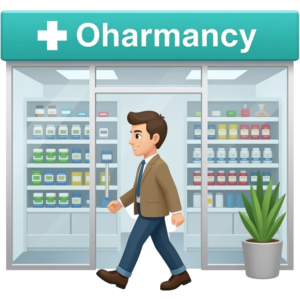 walking to the pharmacy emoji