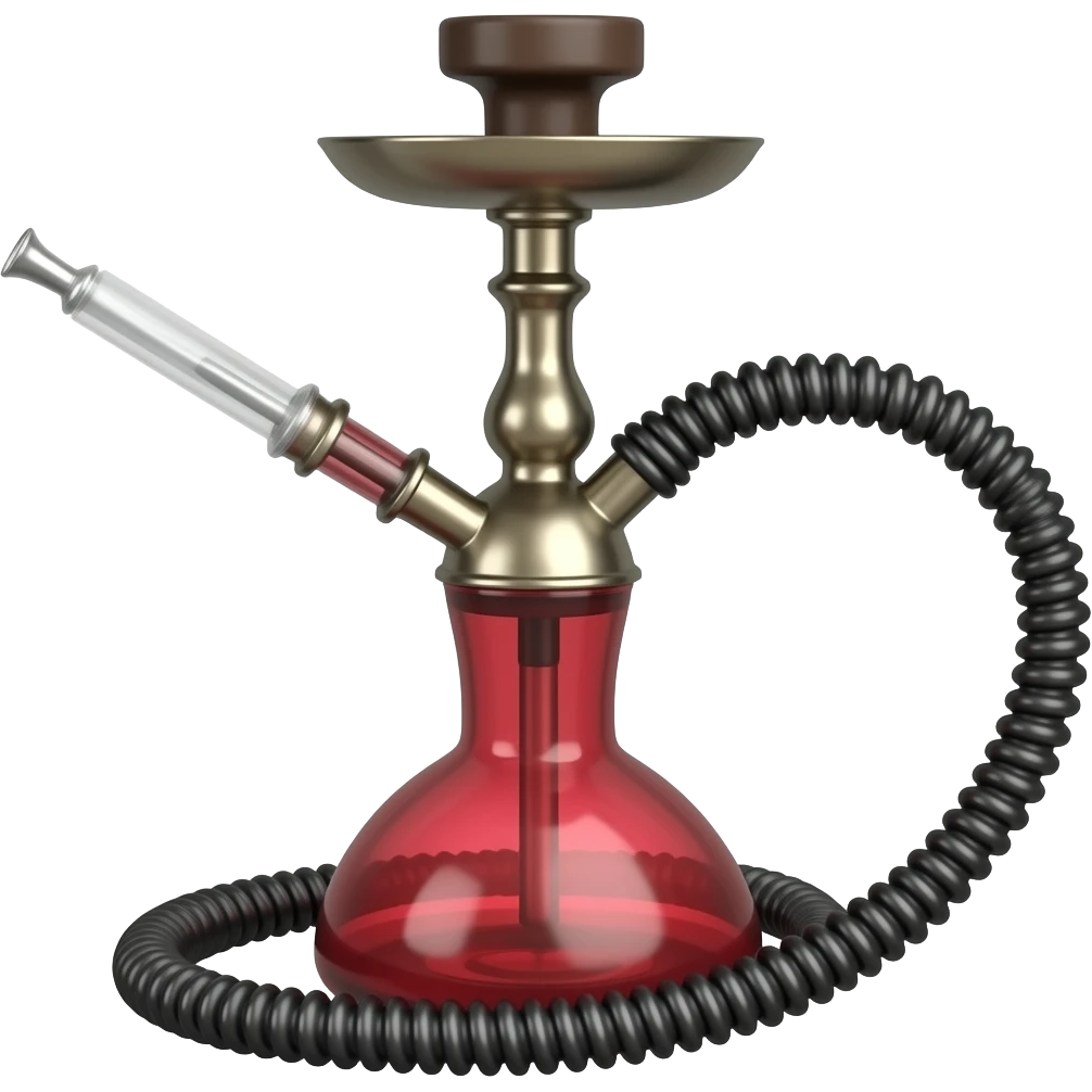 hookah red emoji