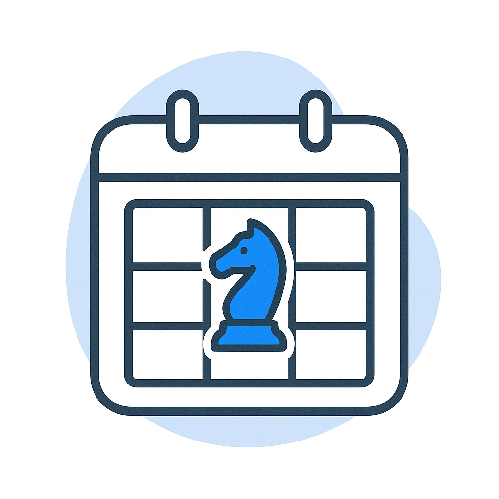 chess calendar emoji