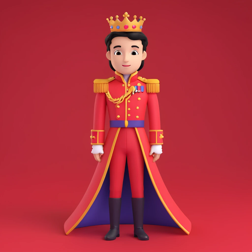 prince in red dress, royaqle background emoji