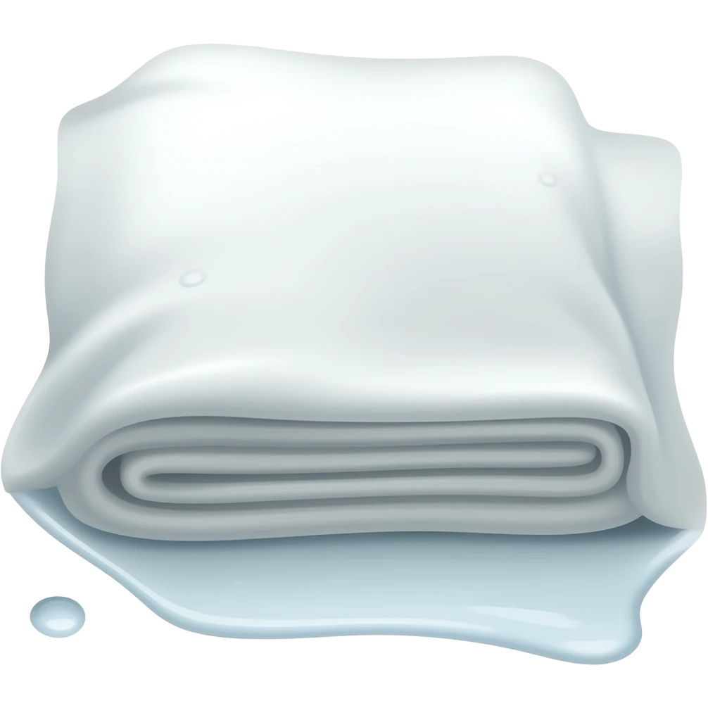 Wet sheets emoji