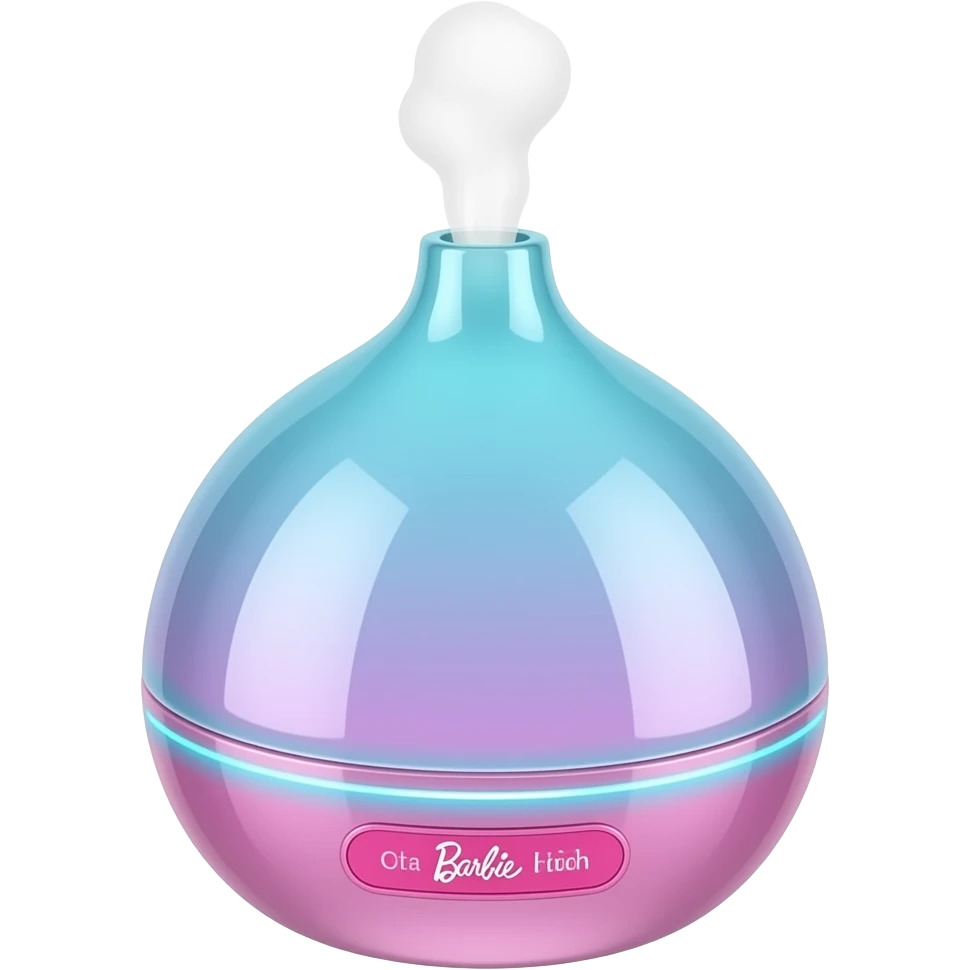 blue pink  Essential oil diffuser inspired by Barbie colour pallete emoji