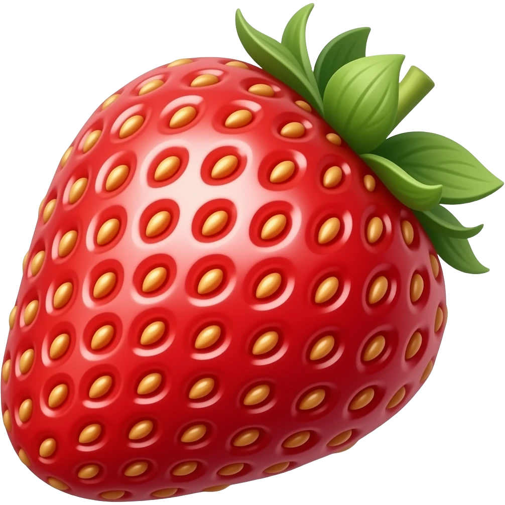 Elegante de fresa emoji