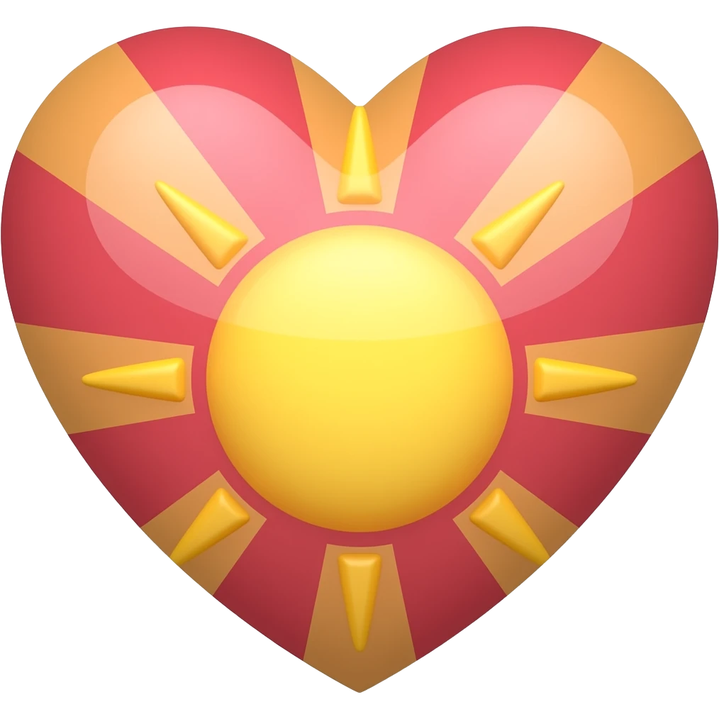 ONLY Sunshine that looks like a heart emoji