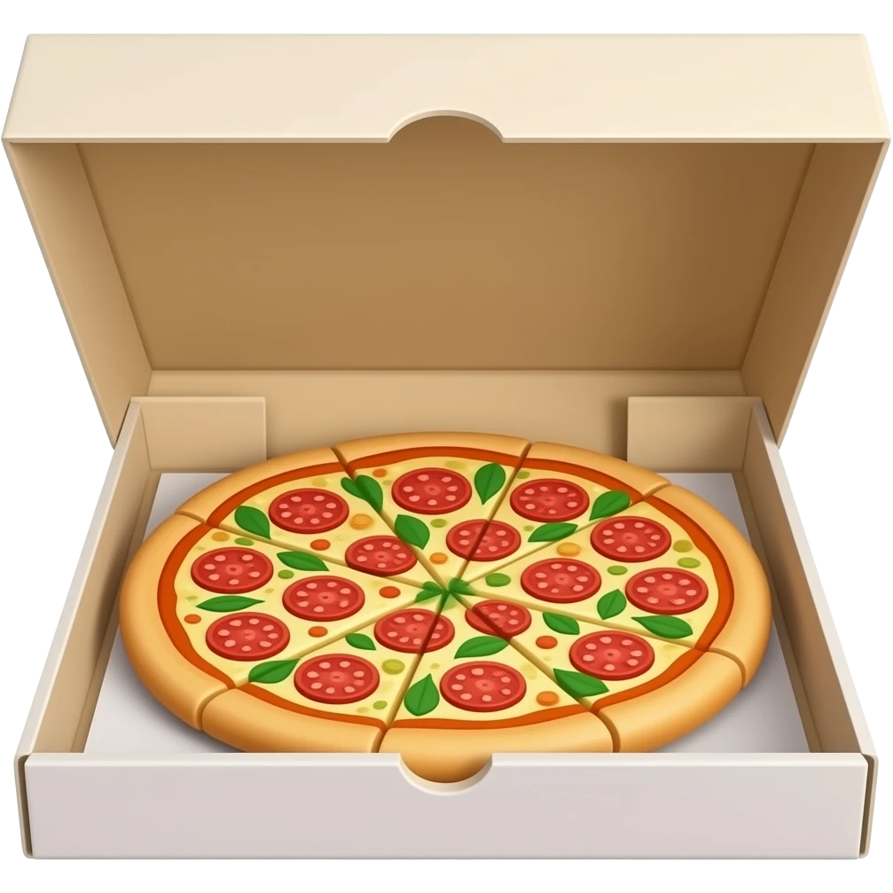 pizza in box emoji