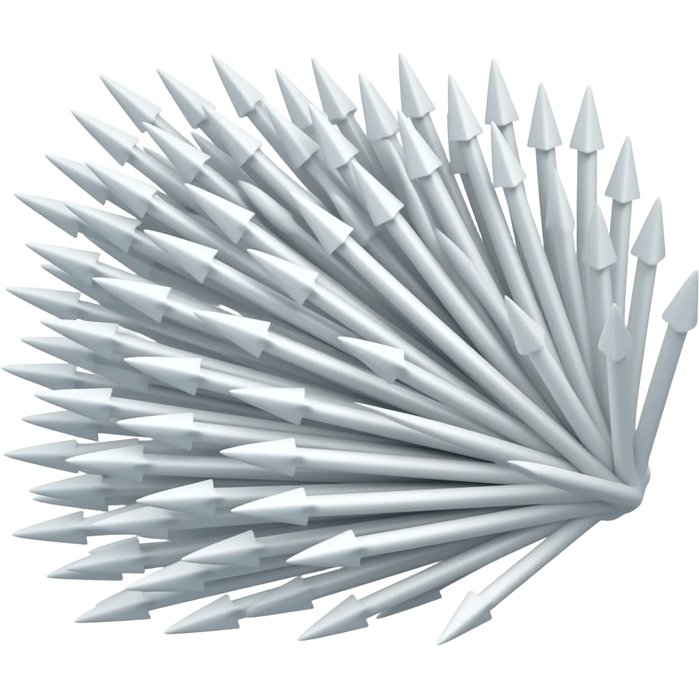 muchas lineas apuntando a el lado derecho emoji