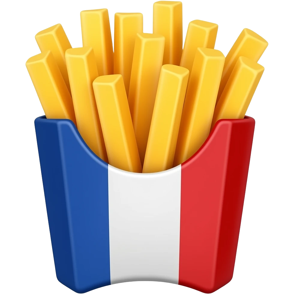 french fries emoji