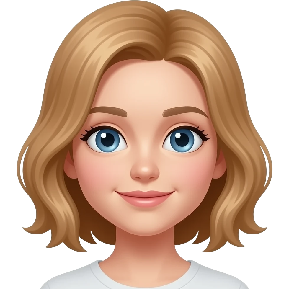 glowy face girl emoji