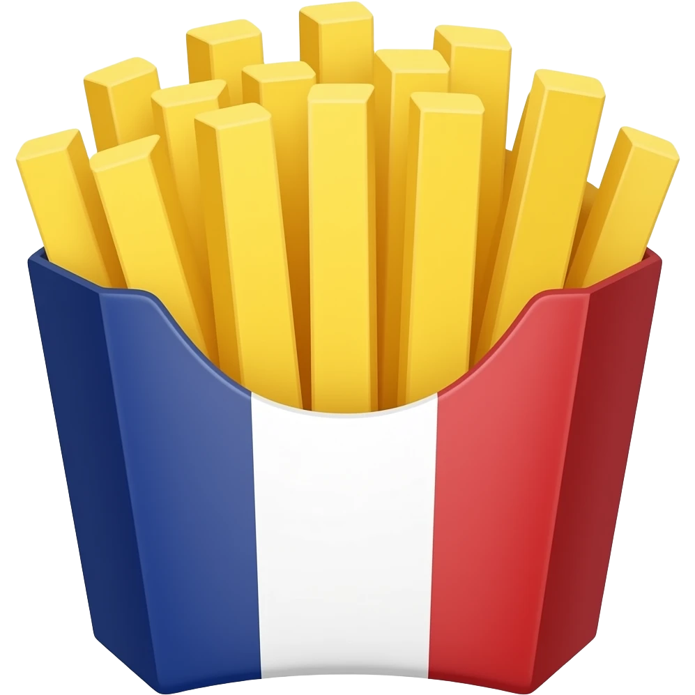 french fries emoji