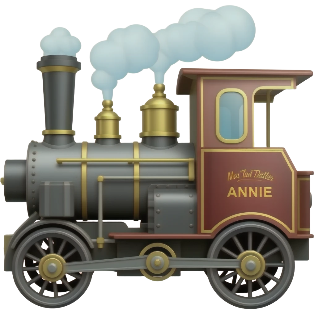 the coach  engine name is annie emoji