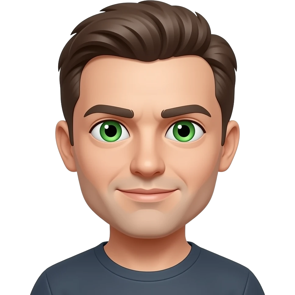 Green eyes only emoji