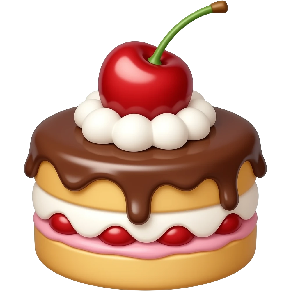 postre sin la cereza emoji