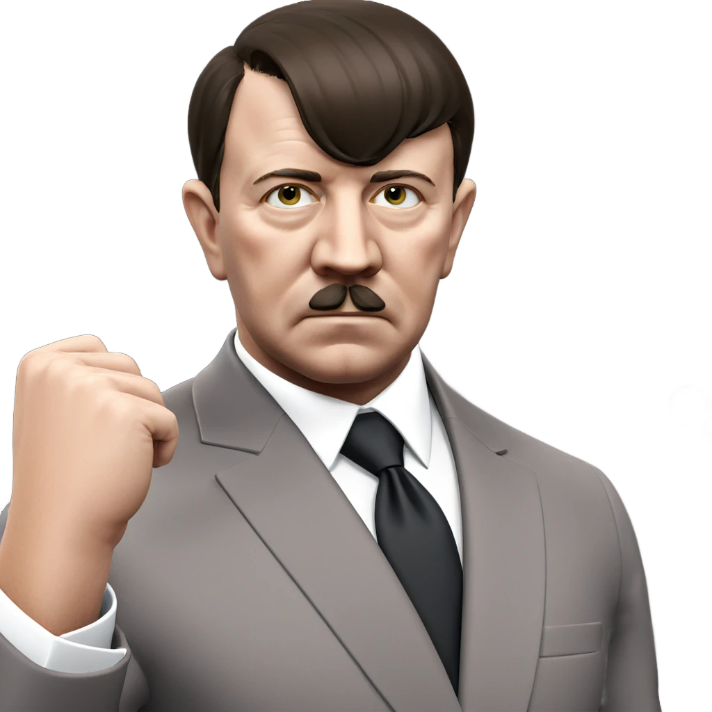 formal suit with black necktie emoji