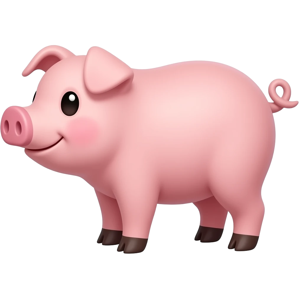 A pink pigama emoji