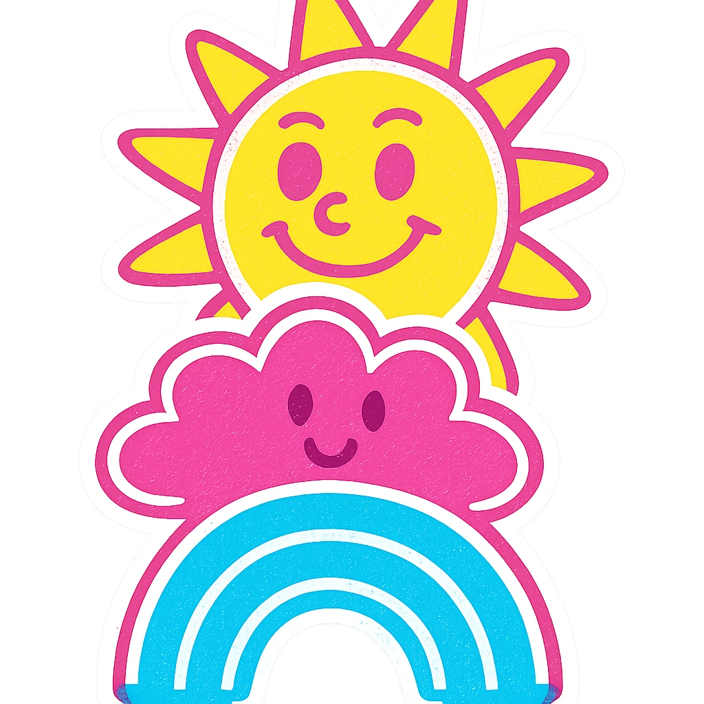 PERFECTO SOLO QUE LOS BORDES DE LOS ELEMENTOS Y LETRAS DEBE SER BLANCO emoji