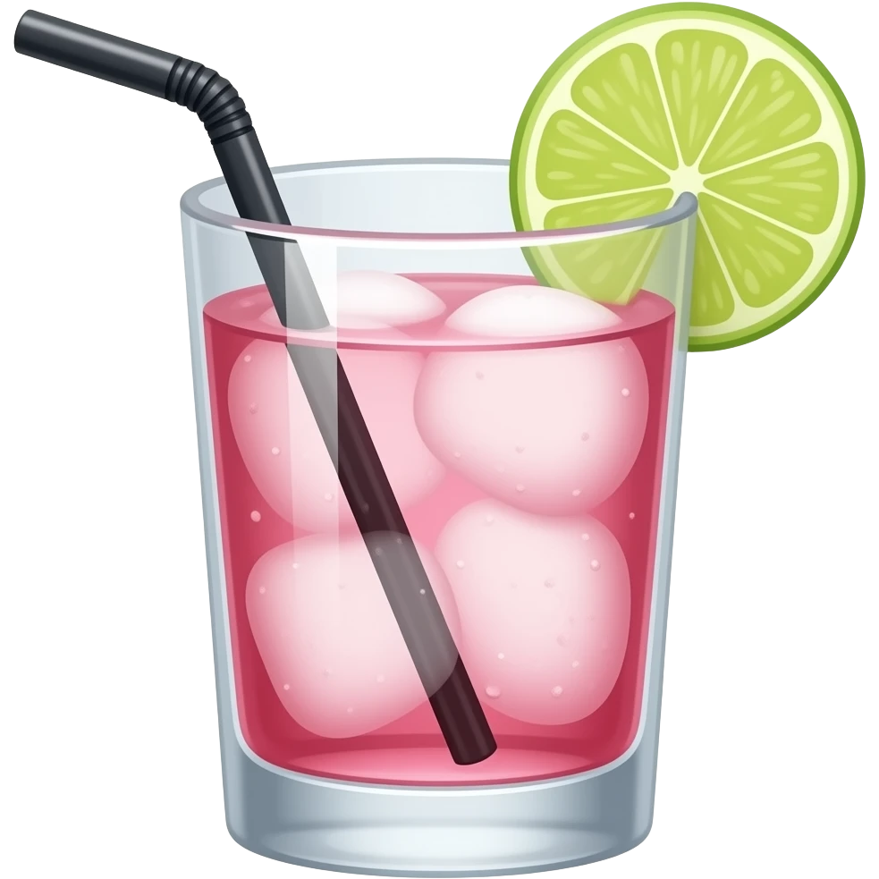 Pink Gin & Tonic emoji