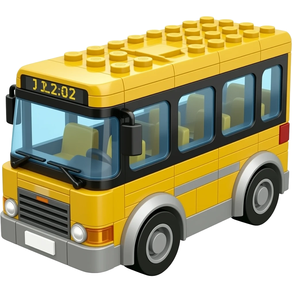 Lego bus emoji