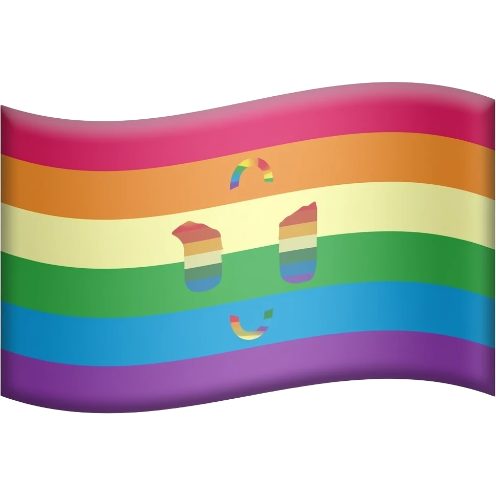a femboy flag with all the colors of the femboy flag emoji