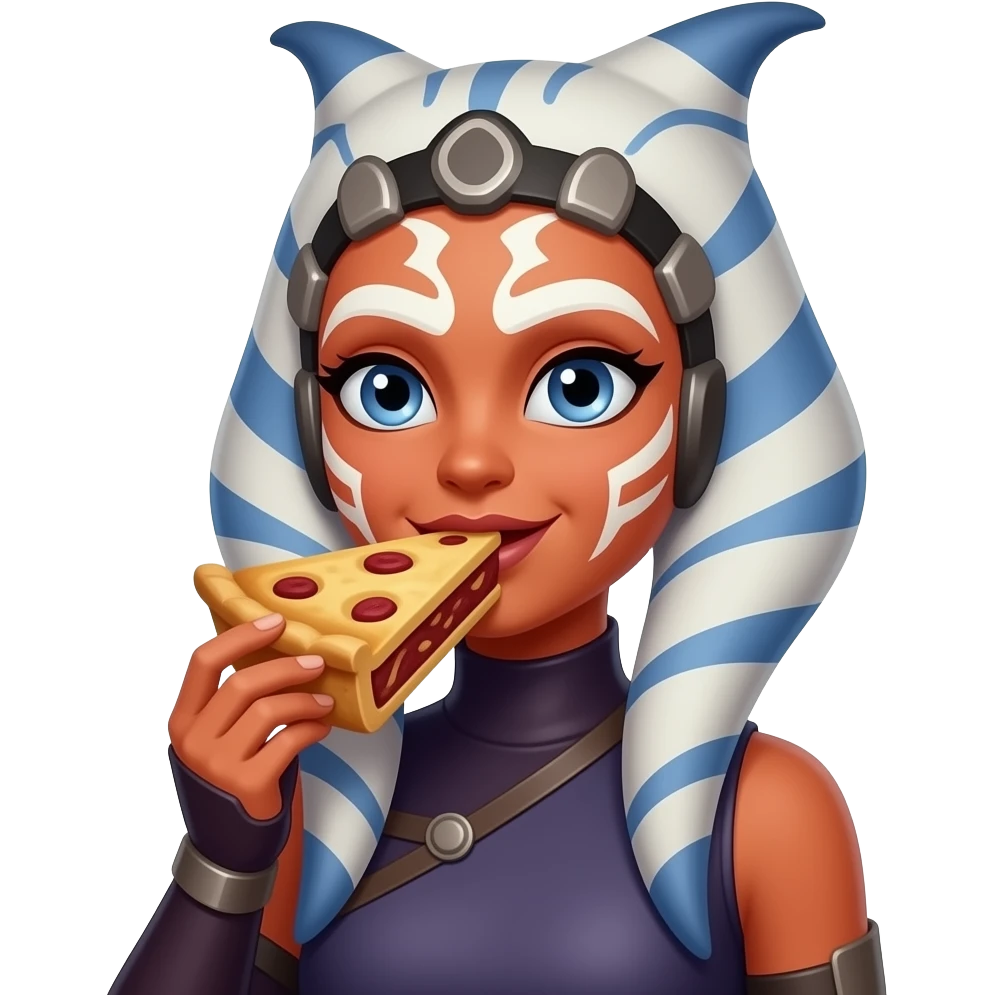 ahsoka tano eating pie emoji