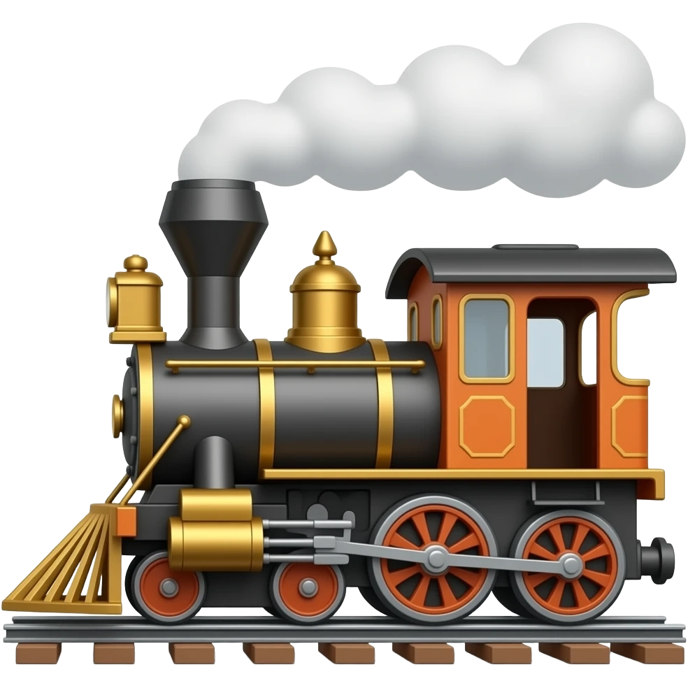 Miniature train emoji