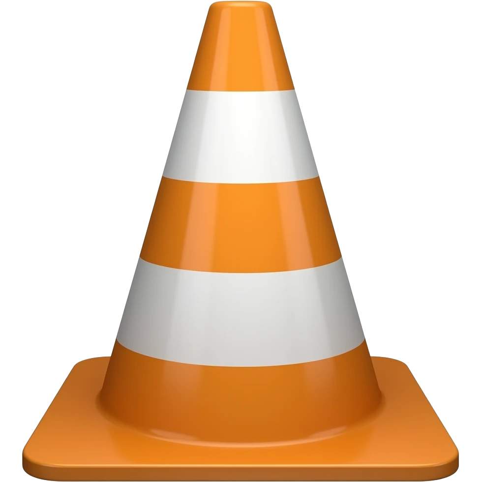 Construction Cone emoji