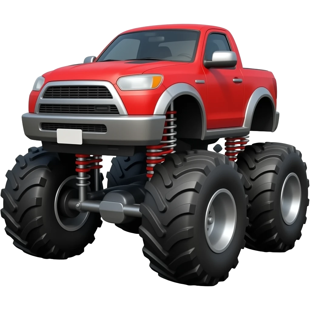 Monster truck emoji