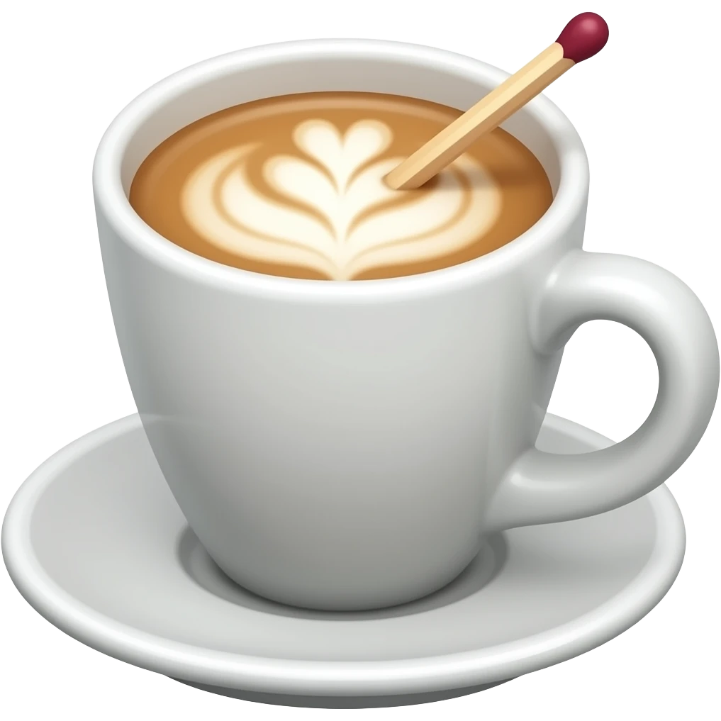 Match latte emoji