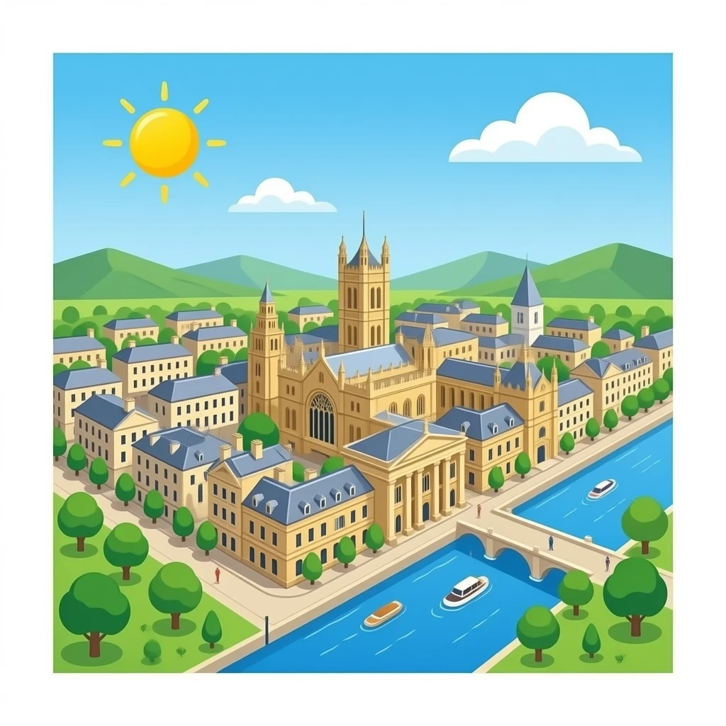 ancient British Empire city top view emoji