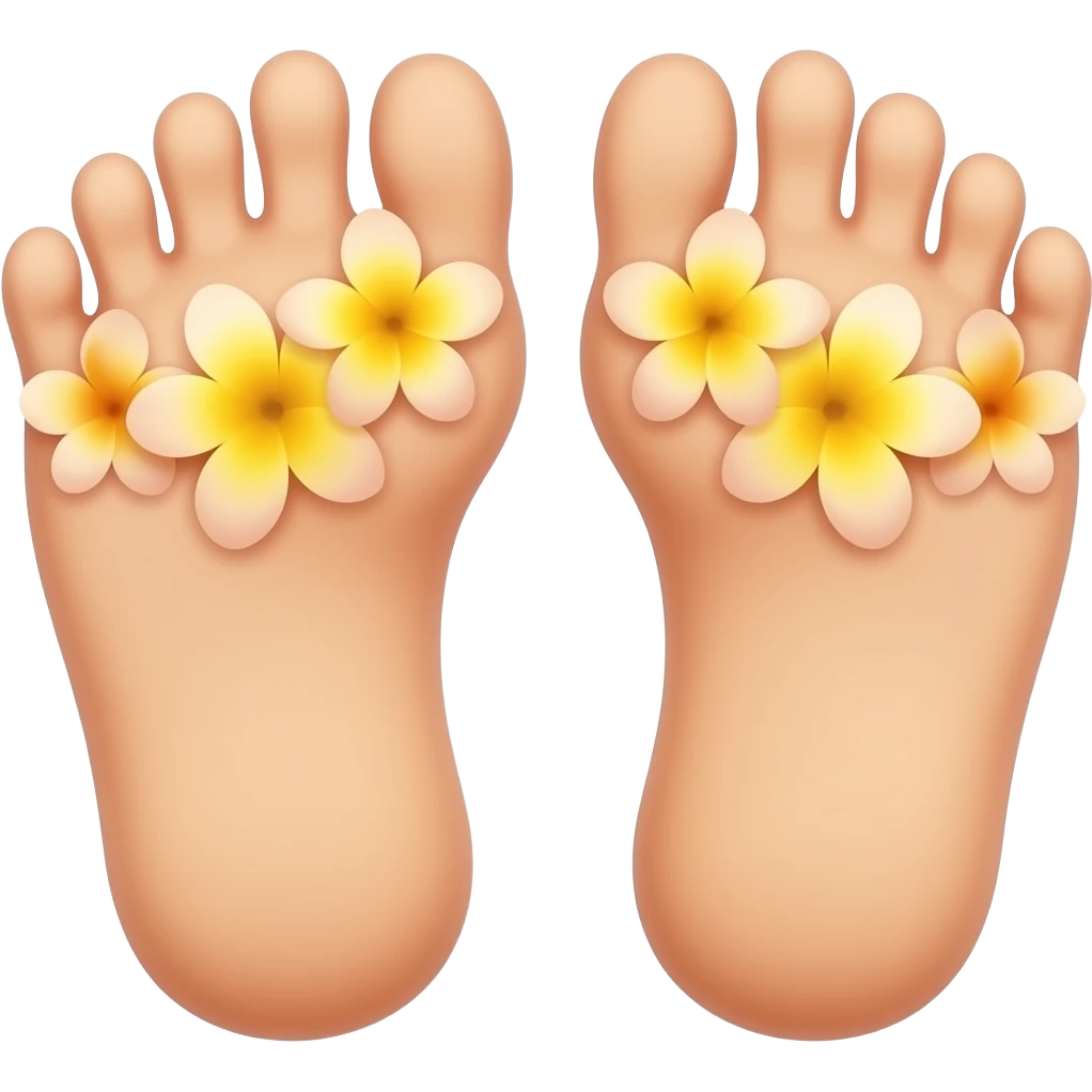 surf board with hawaiian feet emoji