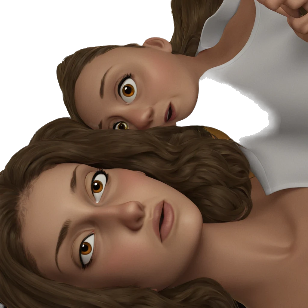 realistic portrait of a couple emoji