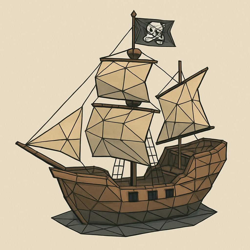 pirate ship emoji