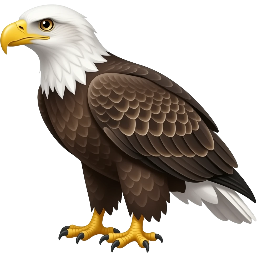 white-tailed eagle emoji