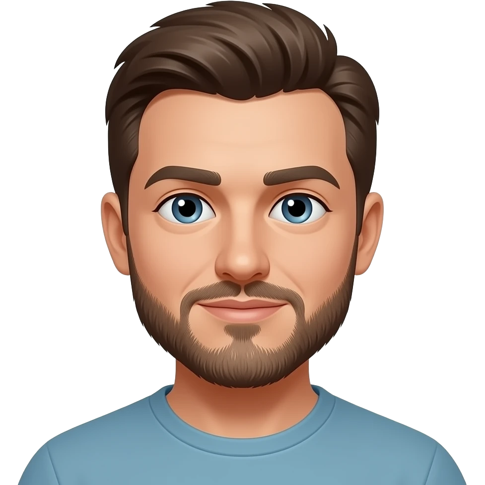 Sakalları azıcık uzun yap renkli gözlü değil emoji