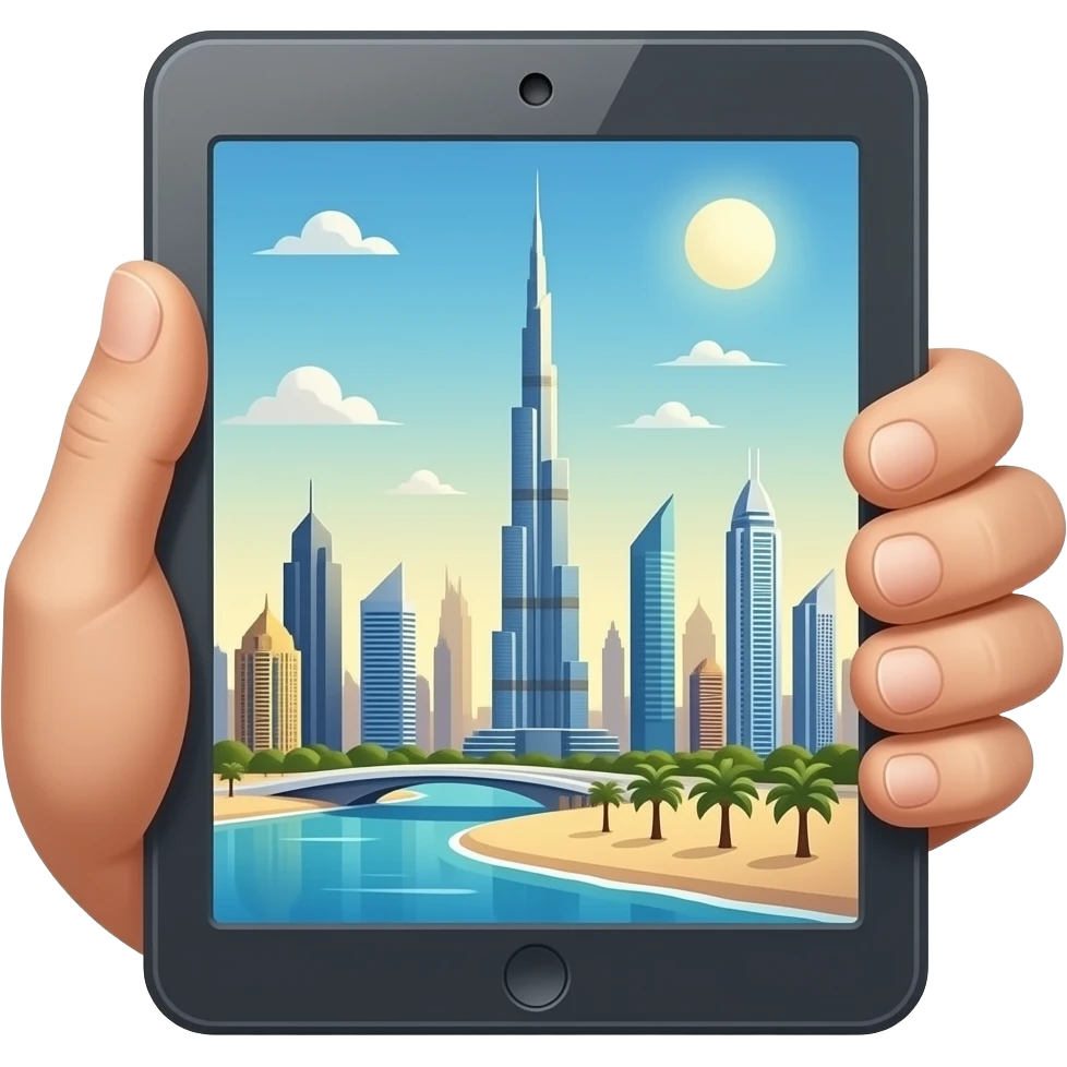 tablette de Dubaï emoji