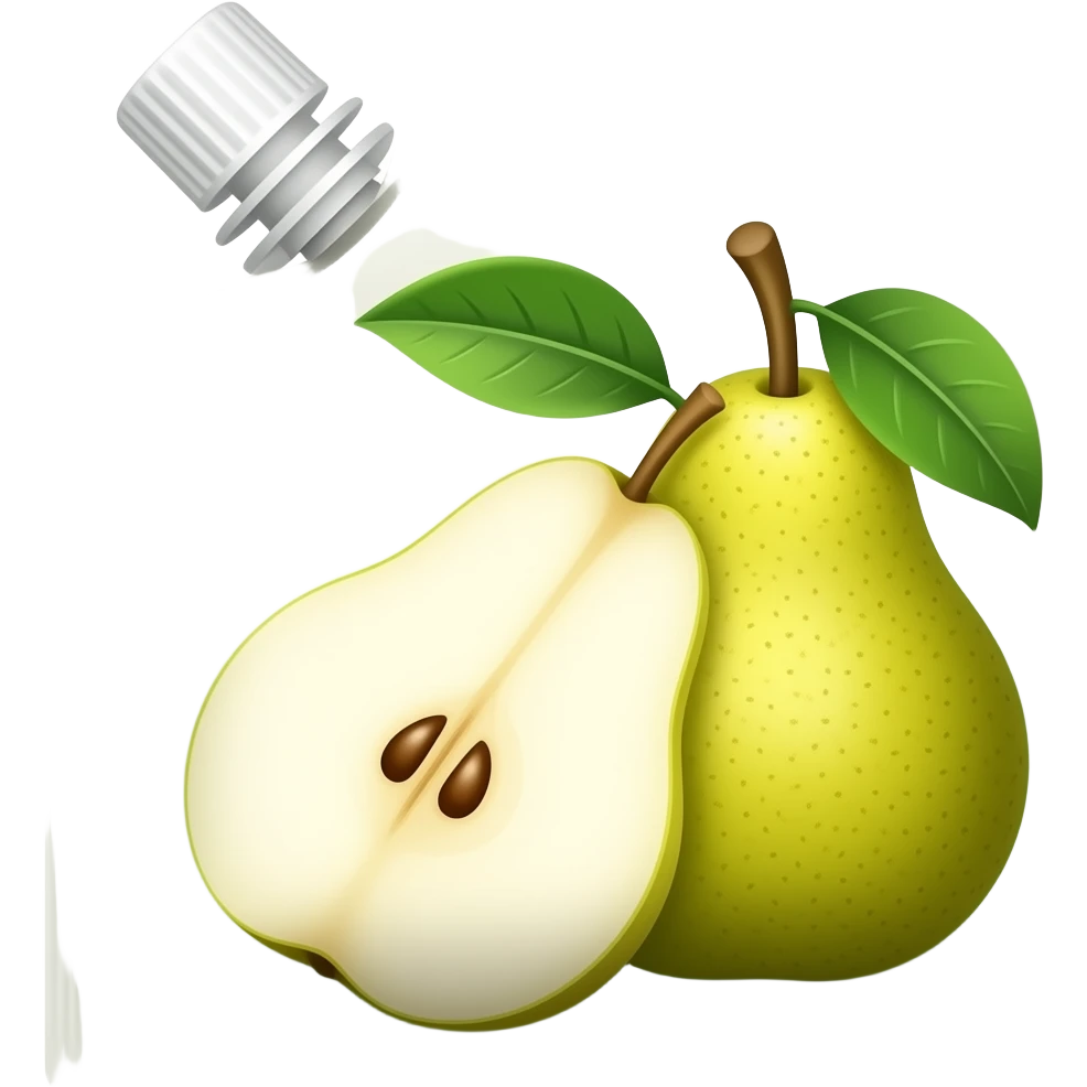korean pear juice in packet emoji