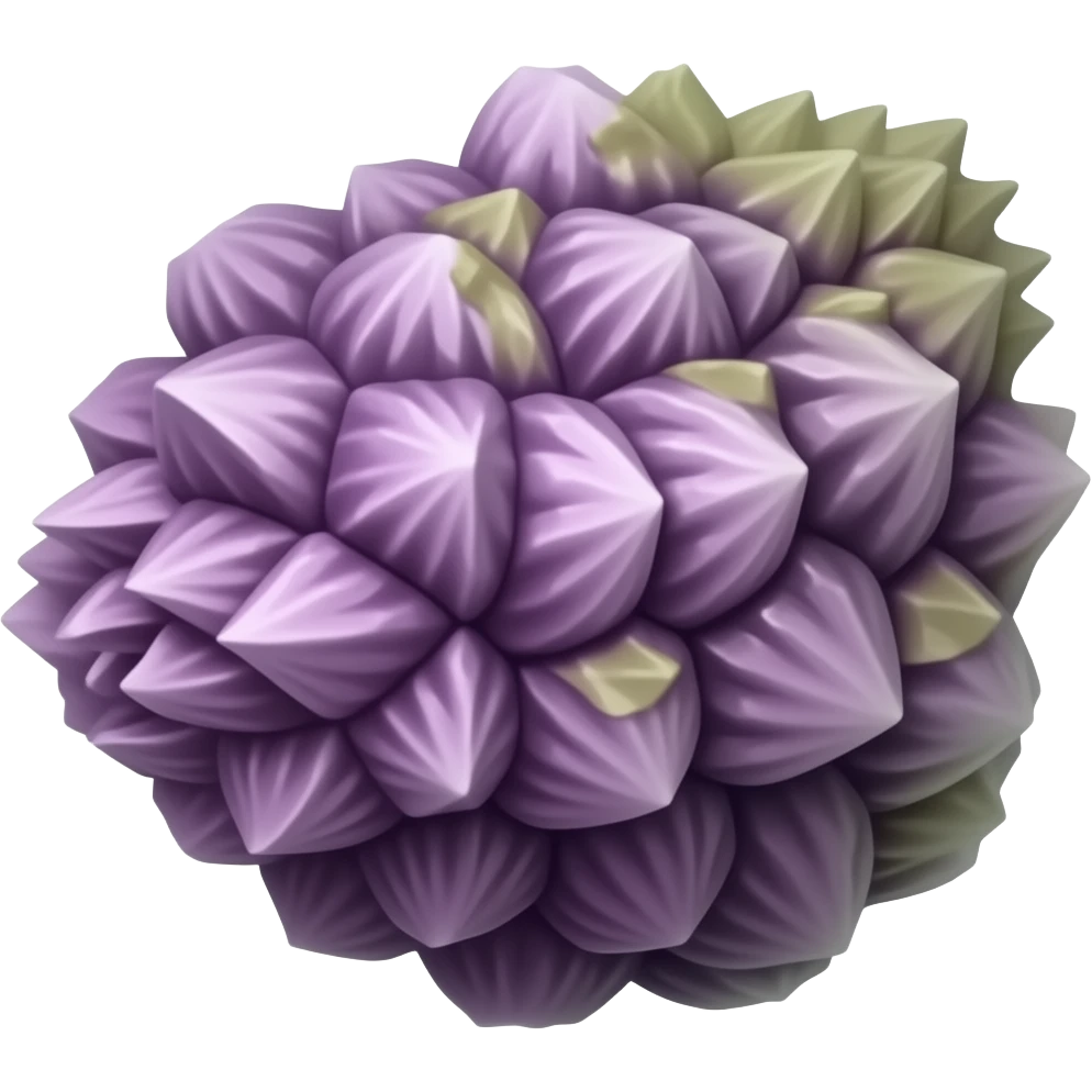 purple weed nugget with no marijuana leaf just the little nugget emoji