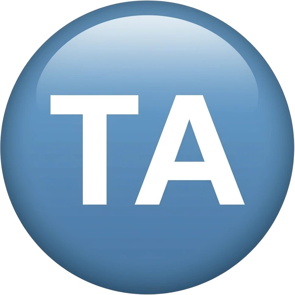 letter TA in circle emoji