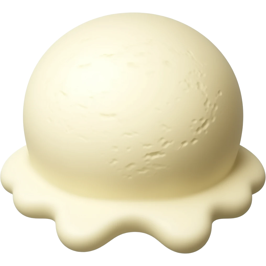 single ice cream scoop emoji
