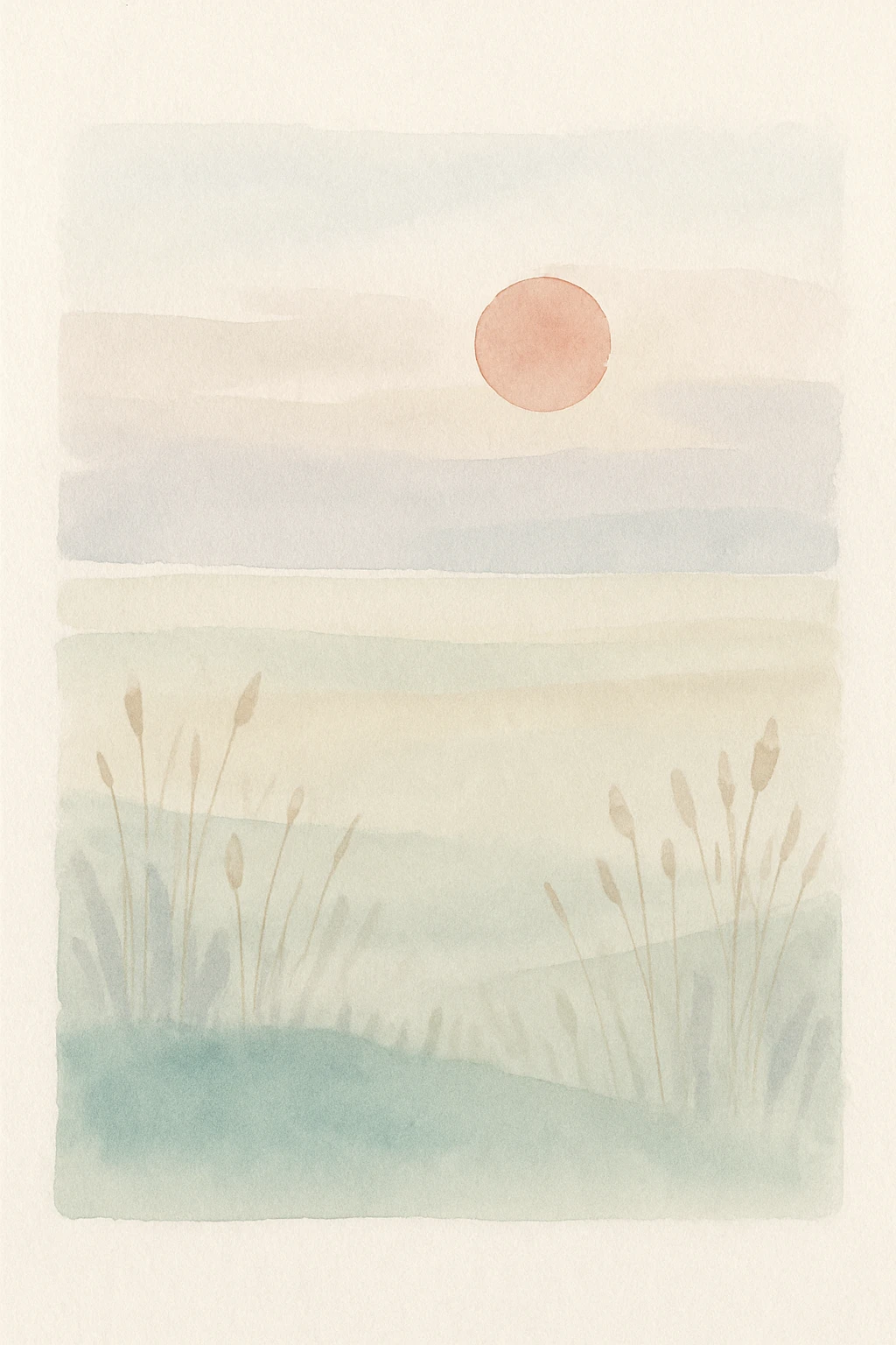 sunset over a beautiful field, vibrant colors, painterly style emoji